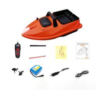 Funien GPS Remote Control Bait Boat with Larger Hopper Smart Fishing Drone for Night Lights (18000mah)
