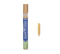 Funien Grout Pen,Grout Pen Water Based Tile Grout Paint Pen Renew Repair Marker Tile Gap Line Coating with Replacement Tip Waterproof for Bathroom Kitchen Parlor Balcony Floor Restore, Gold