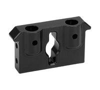 Funien High Strength RC Aluminum Front Bumper Mount Connector for Ascent 1/18 Scale Vehicles 1 Unit (Black)