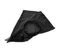 Funien Horse Fly Mask Horse Mesh Mask Face Fly Veil Breathable Soft Knitted Fabric Mesh Silk Stereoscopic Cut Eye Protection with Fine Wire for Face Eyes Ea (Black)