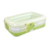 Funien Inflatable Swimming Pool Youth Play Pool Family Lounge Rectangular Inflatable Thickened PVC Dual Valve Dinosaur Print Foldable 70.9 X 51.2 X 22 in for Garden Bac