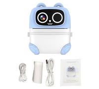 Funien Kids Instant Camera Printable Camera Print 48MP 2 Inch Screen 1080P Video 10X Digital Zoom MP3 Player Doodle Filters Stickers with Instant Print for Boys Girls (Blue)