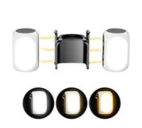 Funien LED Fill Light Compact Portable Magnetic Mini Light for Vlogging Camera Fill 2pcs for OSMO 3, Rechargeable LED