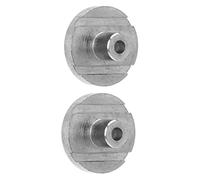 Funien Metal Guitar Strap Lock Button Retainer, Fix Strings, Improve Playing, Premium Material, Suitable for Electric Guitar, Bass (Silver)