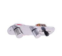 Funien Metal Pre Wired Guitar Control Plate 3 Way Control Plate Fully Loaded for Replacement, Made of Metal with Fine Processing, Light Weight and Wear Resistant with Precise Wiring