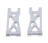 Funien Metal RC Car Swing Arm, High Strength Alloy Rear Lower Suspension Arm Upgrade Parts for 1/24 RC Car with Exquisite Detail, Compatible with Mainstream Brands of the Same Size, (Silver)
