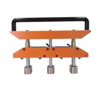 Funien Metal Sheet Roller Bender, 0-90 Degree 13-130mm Bends Roofing Sheet Metal Rolling Bending Tool with Accurate Depth, Three Station Ball Design for Metal Bending