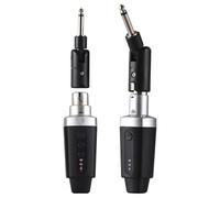 Funien Microphone Wireless Xlr Transmitter and Receiver Wireless Mic System for Mixer Electric Guitar Bass 30-50m/98-164ft Long-range Transmission Wireless Microphone
