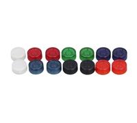 Funien Nail Cap, Sturdy Footswitch Toppers for Guitar Bass Pedal, Colorful Plastic Bumpers with Non Slip Surface and Extended Protection, Guitar Effect Pedal Foot Nail Cap, Enhance