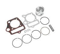 Funien Piston Rings Gasket Set 52.4mm with for Engine ATV Dirt Pit Bike Go Kart, Made of Superior Metal Material