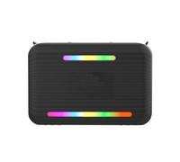 Funien Portable 120W Powerful Bass Wireless Speaker with RGB Lights for Party Camping Beach, Rechargeable Design, for Outdoors (Black)