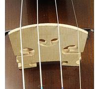 Funien Premium Maple Violin Bridge Set, 5 Pieces Wooden Bridge Parts for Instrument Learners, Various (1/8 violin scales set of five)