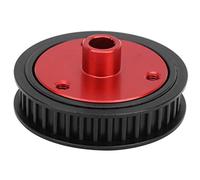 Funien RC Belt Drive Gears Combination Precision Gearbox Set Improve Control Performance for Axial SCX I/II VS4-10 Quality Aluminum Rubber (Black)