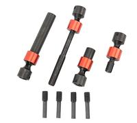 Funien RC Center Drive Shaft RC CVD Driveshaft Central Driveshaft Steel Adjustable Rust Proof Wear with 5650 8655 for 3.3 Summit E 2.0 (Red)