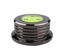 Funien Record Weight Stabilizer 50Hz Bubble Level Speed Detection Turntable LP Disc Stabilizer Clamp for Vinyl Record Player