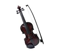 Funien Simulated Violin Music Practice Violin for Beginners Violin Kit Musical Instrument Exquisite Workmanship Performance Props Gifts Adjustable Strings