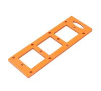 Funien Socket Back Box Cutting Template Efficient Electrical Plug Stencil Tool for Neat Results in Woodworking and, Made of Thickened Engineering Plastics, 2.76 X 2.76in