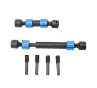 Funien Steel CVD Driveshaft RC Center Drive Shaft Splined Axle Adjustable Rust Proof High Performance for 3.3 Summit E 2.0 T MAXX (Blue)