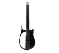 Funien Stringless Smart Guitar, Portable Folding Electric Automatic Guitar for Beginners Black, Real-time Chord Indicator Light, APP Sound Effects, Smart Tuner