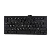 Funien Ultra-thin USB 78 Keys Mini Keyboard, Simple Layout, Sturdy Design, Plug and Play, Suitable for Office and Games, Comfortable Experience, Silent Industrial Keyboard with 30 X