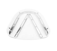 Funien Under Cabinet Jar Opener Mount Jar Opener Easy Twist Double U Shaped Design with Serrated Stainless Steel Teeth for Bottle Caps and Wide Mouth Jars (White)