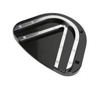 Funien Under Cabinet Jar Opener Mount Jar Opener Easy Twist Double U Shaped Design with Serrated Stainless Steel Teeth for Bottle Caps and Wide Mouth Jars (Black)
