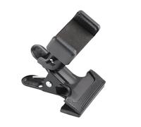Funien Universal Guitar Head Clip, Portable Live Broadcast Bracket, Multi-functional Phone Holder, Lightweight Design, Black, Great for Musicians