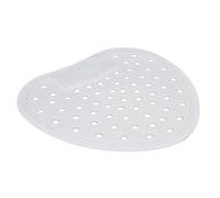 Funien Urinal Screen Deodorizer Large Hole Anti Splash Scented Mats for Restrooms, Plastic Urinal Filter (large hole white)