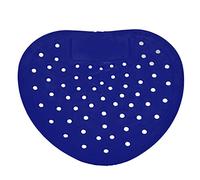 Funien Urinal Screen Deodorizer Large Hole Anti Splash Scented Mats for Restrooms, Plastic Urinal Filter (large hole blue)