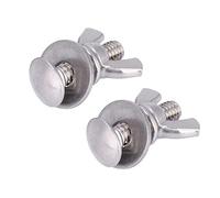 Funien Wing Screws Thumb Screws 316 Stainless Steel Diving Wing Nuts 2Pcs Corrosion Resistance with Washers for Home Office Appliance Ship Assembly