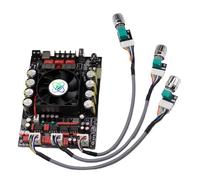 Funien WirelAudio Power Amplifier 220W+220W BT 5.2 WirelAudio Power Amplifier Portable Sound Amplifier e Speaker Amp Board HighPower Subwoofer Amplifier