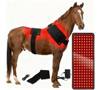 funifuni Red Light Therapy Wrap for Horses, 660nm & 850nm Near Infrared Pad, Portable Device for Equine Pain Relief and Mobility