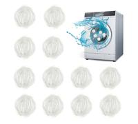 FuninCrea 12 Pcs Nylon Washing Balls, Reusable Washing Machine Lint Filters Anti-winding Floating Pet Hair Remover Washing Machines Pet Hair Catcher Balls for Laundry (07#)