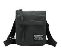 FuninCrea 7x6 Inch Mens Shoulder Bag Small Double Zip Pockets Cross Body Bag Men As a Wallet, Mini Mens Crossbody Bag Waterproof Nylon Travel Sling Bag for Phone and Passport (Grey)