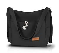 FuninCrea Women Crossbody Bag, Shoulder Bag and Backpack 3-in-1 Use, Large Capacity Women Cross Body Bag Lightweight Women Backpack with Zipper Adjustable Straps for College Work Commute (Black)