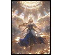 FUNinEDH MTG Card Sleeves - Angel - 100 CT EDH Commander Sleeves for Magic The Gathering