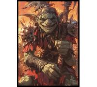 FUNinEDH MTG Card Sleeves - Goblin - 100 CT EDH Commander Sleeves for Magic The Gathering
