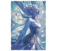 FUNinEDH MTG Card Sleeves - Limited Edition Particles Textured Matte:Faerie - 100 CT EDH Commander Sleeves for Magic The Gathering