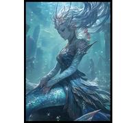 FUNinEDH MTG Card Sleeves - Merfolk - 100 CT EDH Commander Sleeves for Magic The Gathering