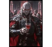FUNinEDH MTG Card Sleeves - Vampire(Light) - 100 CT EDH Commander Sleeves for Magic the Gathering
