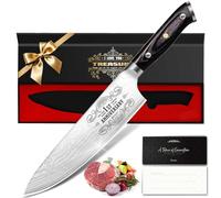 Funistree Chef Knife Gifts for Men, Gifts for Him Husband 1 Anniversary, Birthday Gifts for Boyfriend, German Steel EN. 4116, Sharp High Carbon Kitchen Knife 8inch, Wedding Present for Your Love