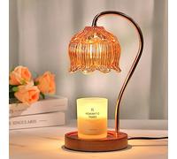 Funistree Dimmable Candle Warmer Lamp for Christmas, Secret Santa Gifts for Women Mum Friends, Advent Calendar Xmas Presents for Her Sister Grandma, Vintage Amber Lamp Candle Warmer for Jar Candles
