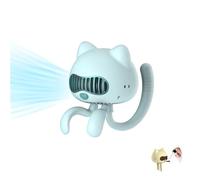 FUNJEO F08 Stroller Fan,Handheld,Table,Powerful 2000mAh Battery USB Rechargeable,Non-touch Design,Aroma Fan,for Women/Family (Blue)