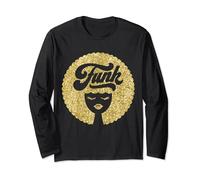 Funk Afro Vintage Retro 80s and 70s Music, Female Funk Long Sleeve T-Shirt