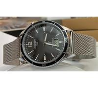 Funk Men's Watch MasterTime Concept 41Mm Milanese Band Date Diver-Style Black