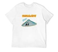Funkadelic George Clinton Mens Cotton Tshirt Size S White