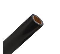 FUNKAKA Heat Transfer Vinyl Reflective Black HTV Roll, 12" x 10ft Reflective Iron on Vinyl for All Cutter Machine, Reflective HTV Vinyl for T-Shirts Easy to Cut & Weed for Heat Vinyl DIY Design
