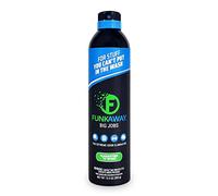 FunkAway Big Jobs Aerosol Spray, 13.5 oz., Extreme Odor Eliminator Spray, Ideal for Shoe Smells, Pet Odors and Large Stuff that Won't Fit in the Wash; Attacks Musty Odors at the Source