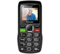 Funker C140 - Senior Mobile Phone with Large Buttons - 4G LTE - Dual SIM - SOS Emergency Call Button - 1.8 Inch Display - FM Radio - Flashlight - Simple Button Mobile Phone without Internet - Loud
