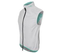 Funkier - Bike Funkier Windbloc Ladies Pro Gilet in White/Mint (M) Siz